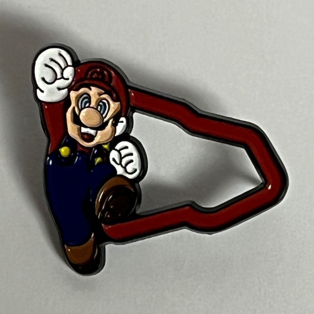 Mario New Era Frame Hat Pin Hats Pins Gamer Gaming Caps Cap Bag Super